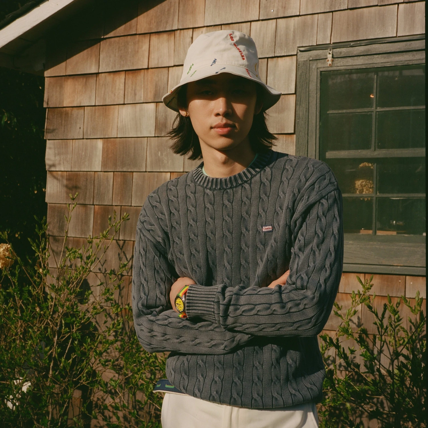 "Cities" Critter-Embroidery Bucket Hat - Image 3