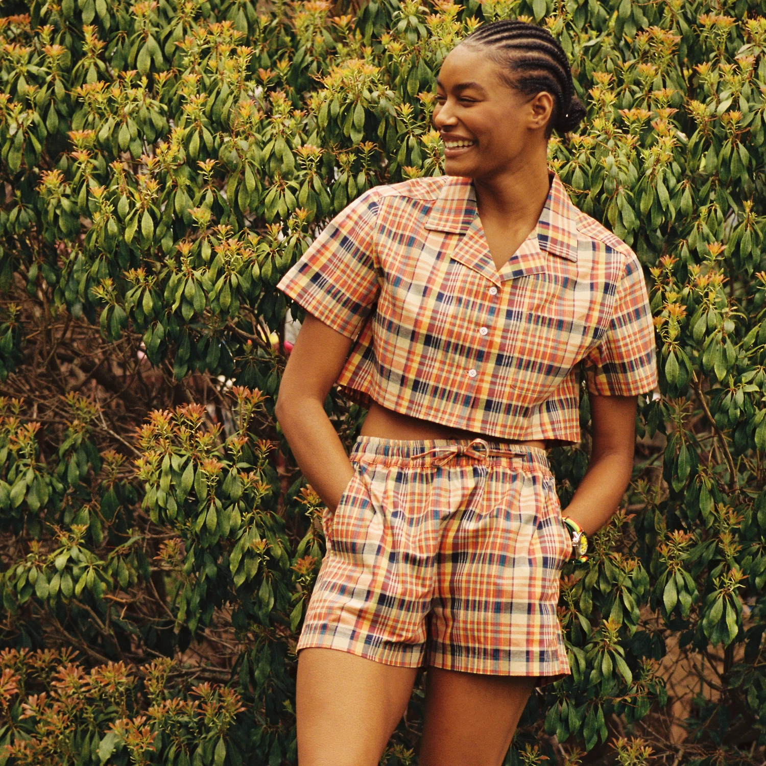 Women's Indian Madras Shorts - Image 5