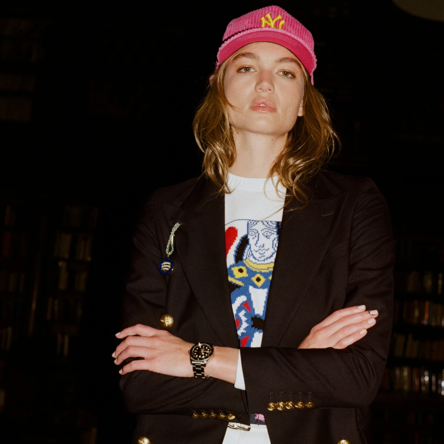 Women's Navy Diana Blazer - Image 9