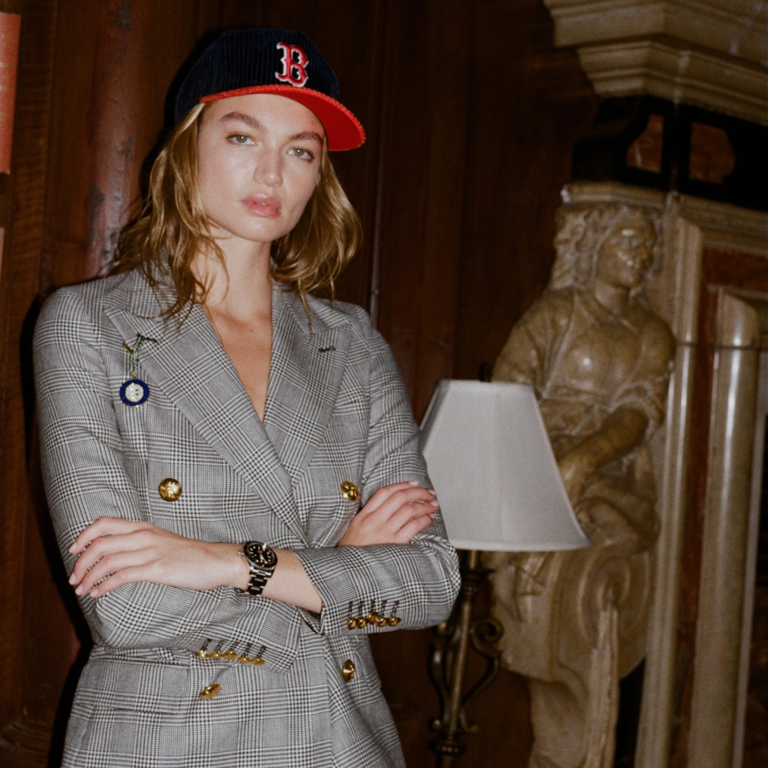 Women's Prince Of Wales Tartan Diana Jacket - Image 6