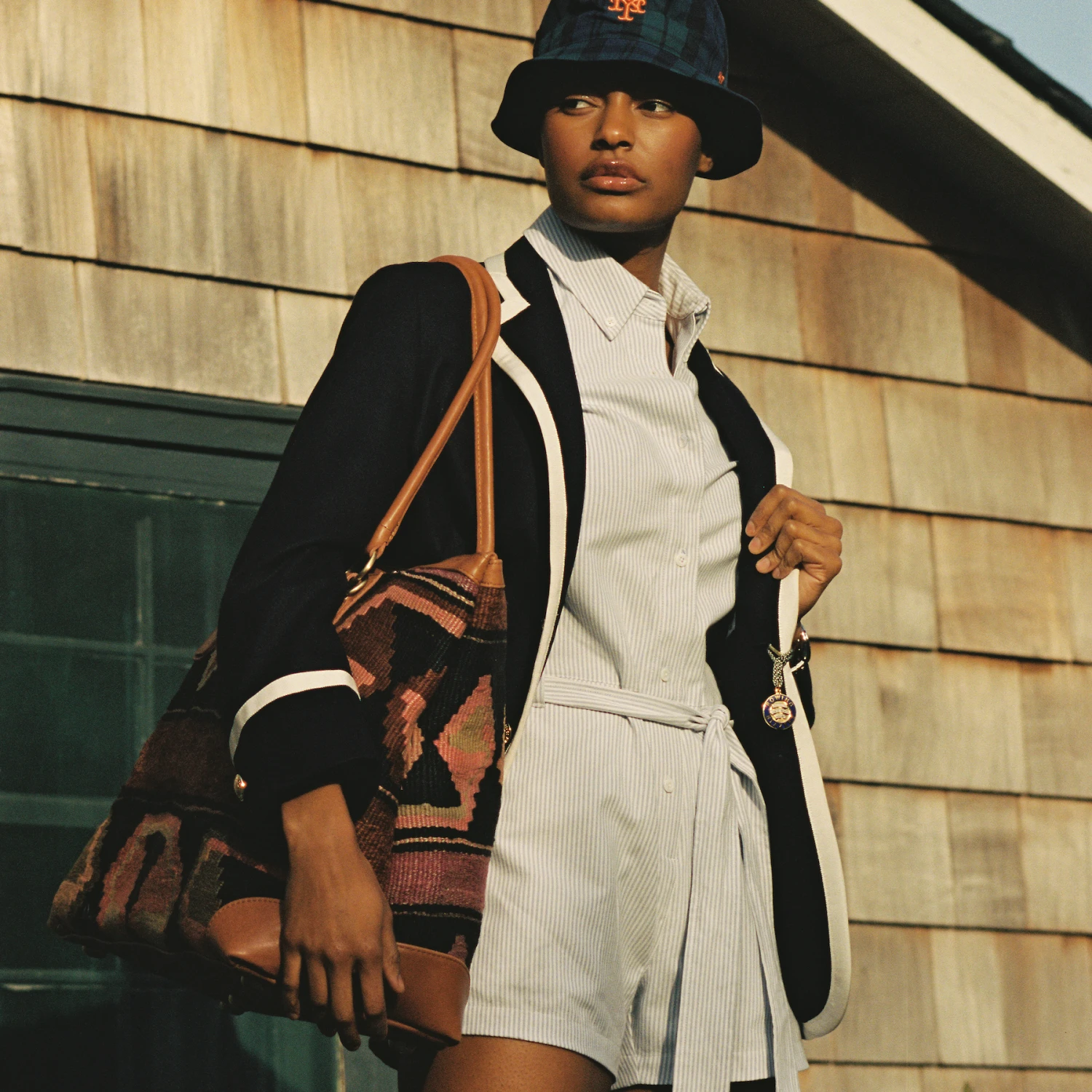 Caroline Oxford Romper - Image 5