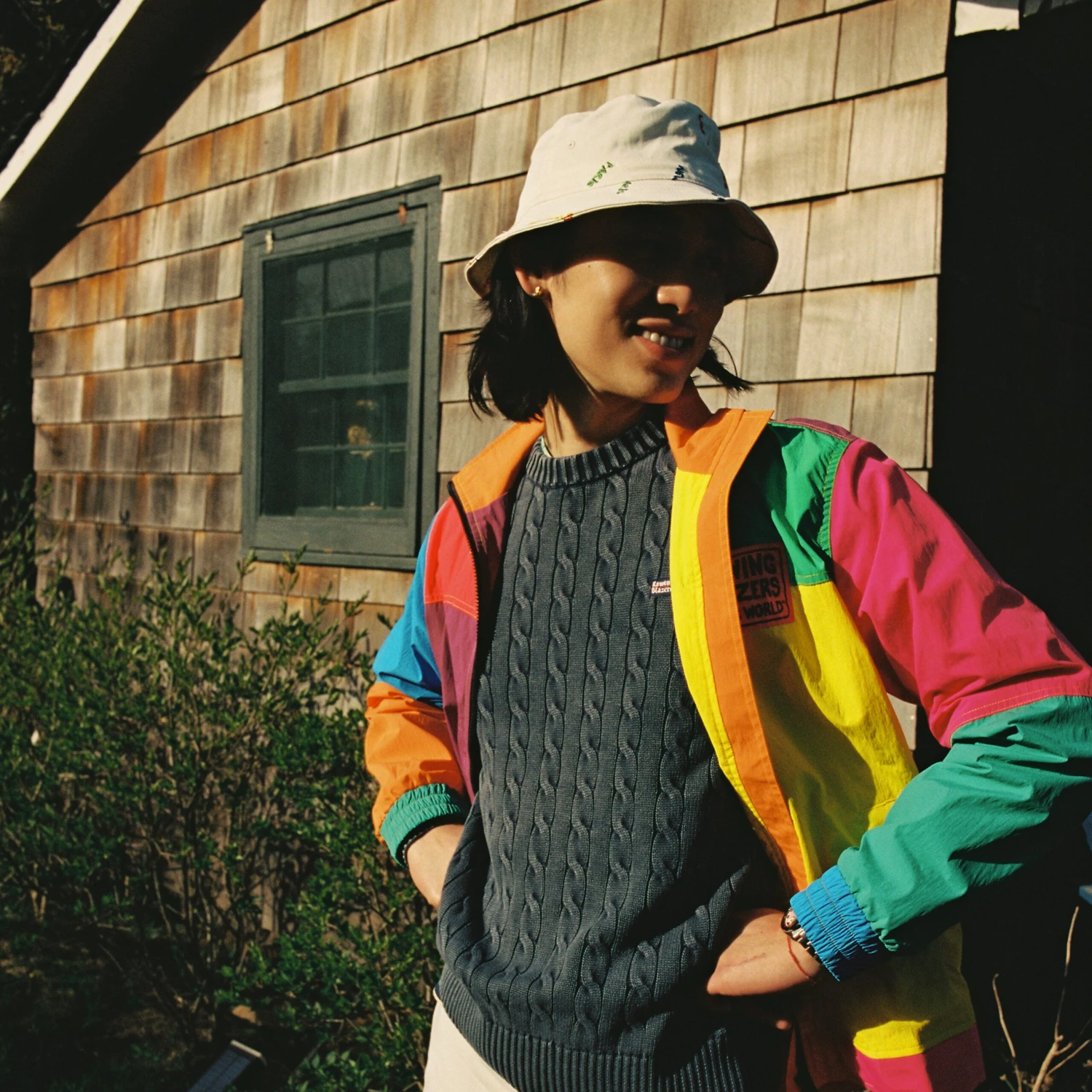 "Cities" Critter-Embroidery Bucket Hat - Image 5