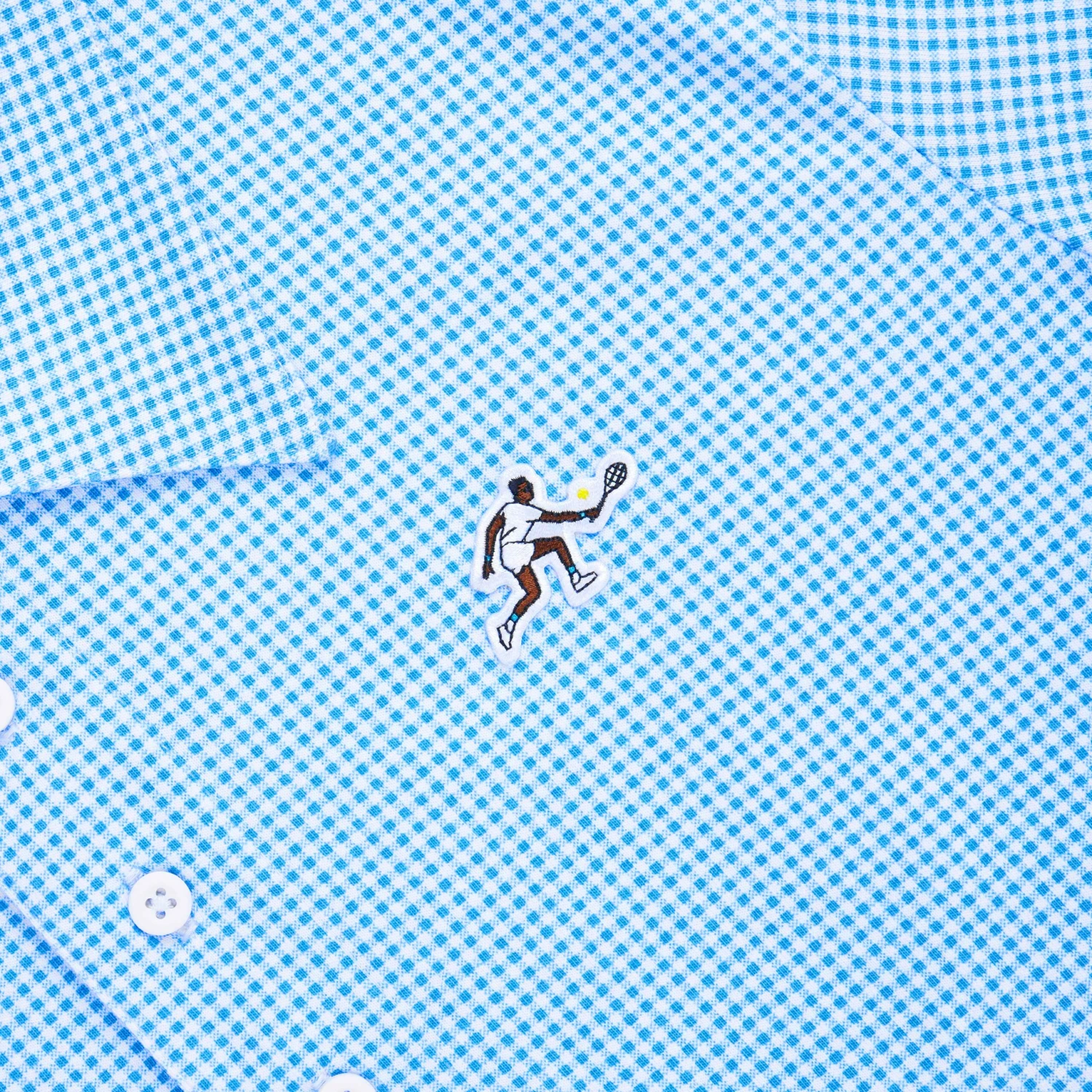 Arthur Ashe Gingham Icon Polo - Image 2