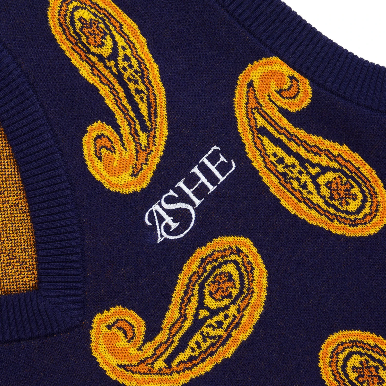 Ashe Paisley Sweater Vest - Image 3