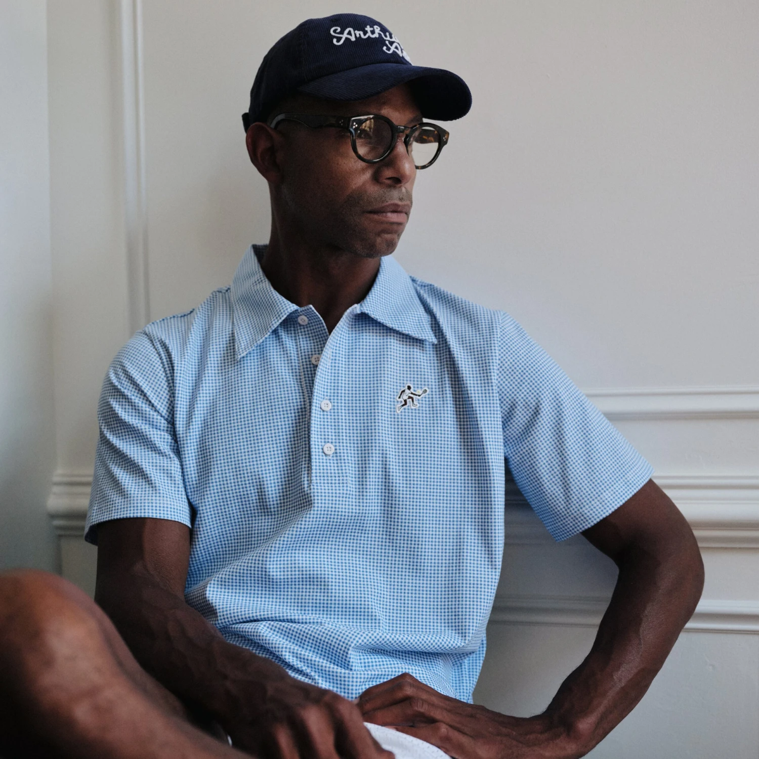 Arthur Ashe Gingham Icon Polo - Image 4