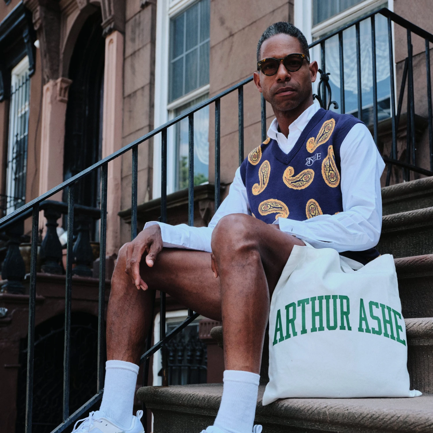 Ashe Paisley Sweater Vest - Image 5