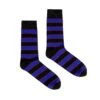 Black, Red, And Blue Stripe Socks