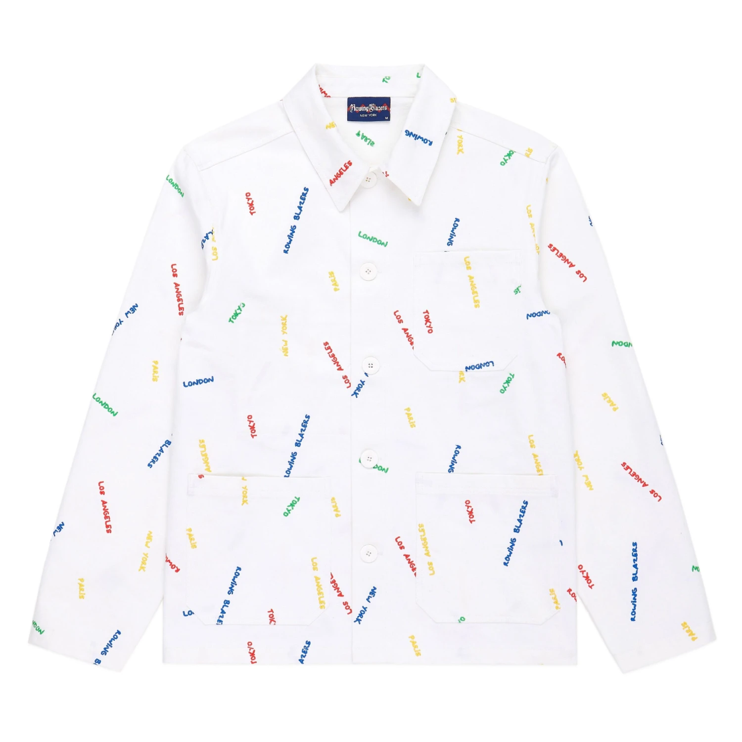 "Cities" Critter-Embroidery Chore Coat