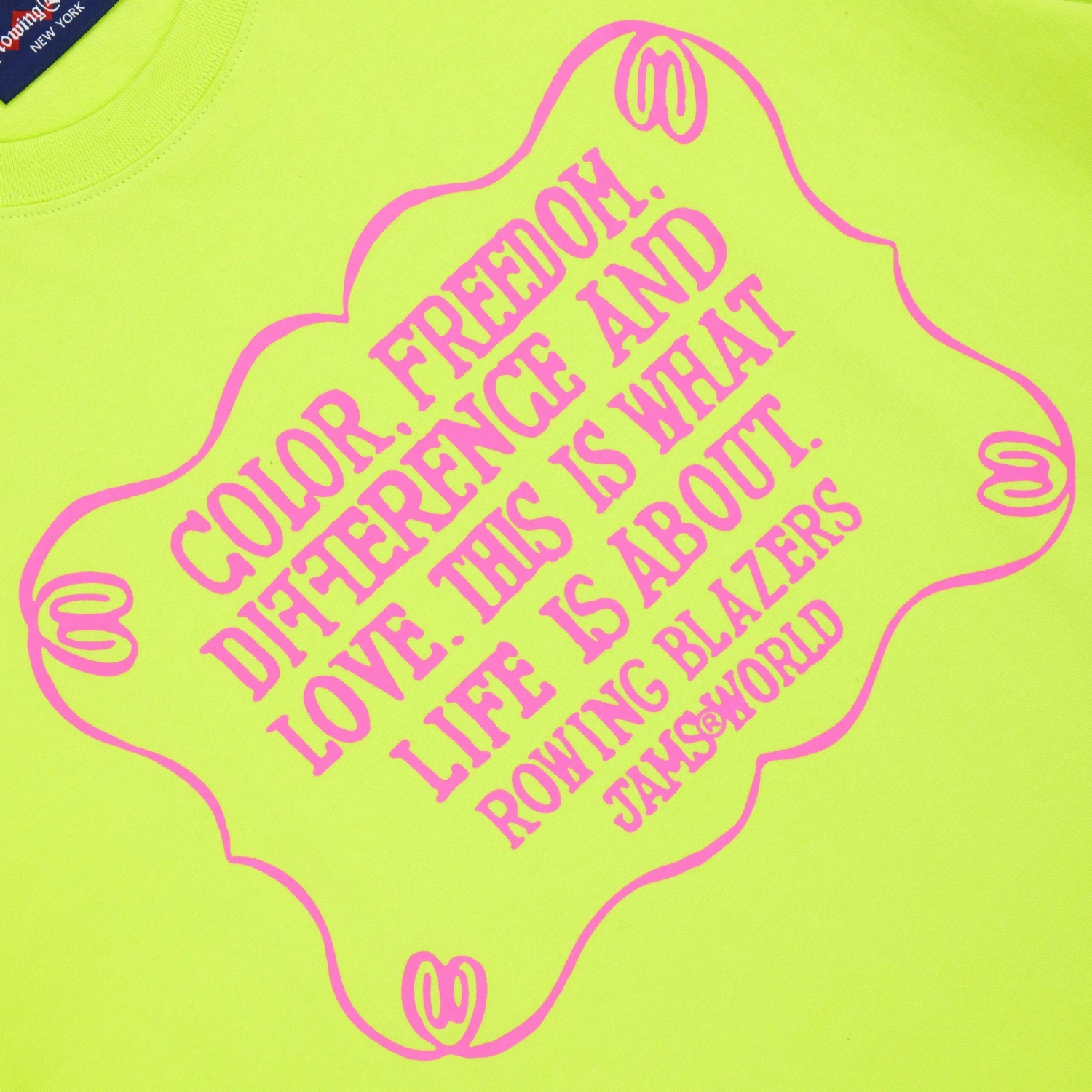 Rowing Blazers X Jams World Manifesto Tee - Image 2