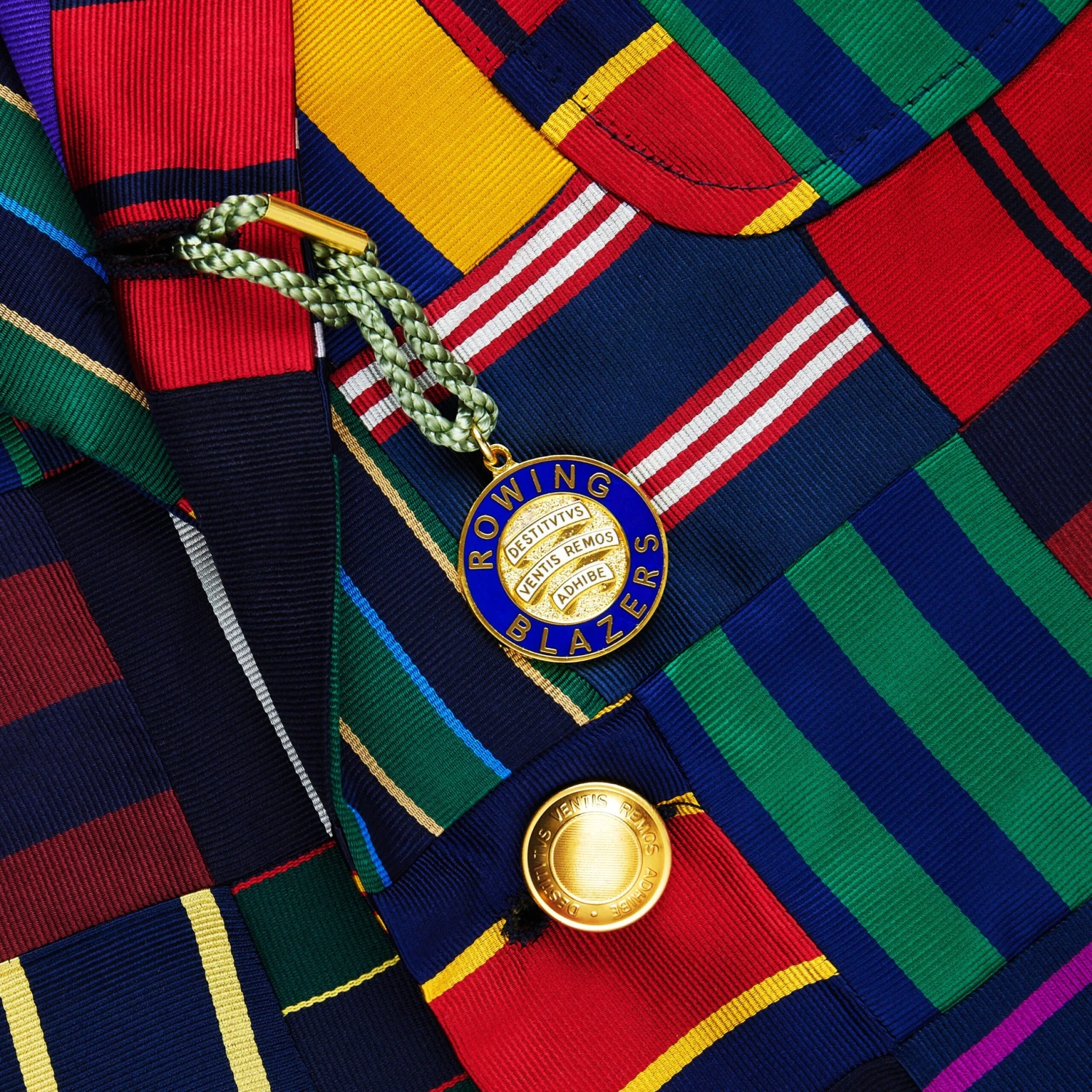 Men's Tie Patchwork Jacket - Image 2