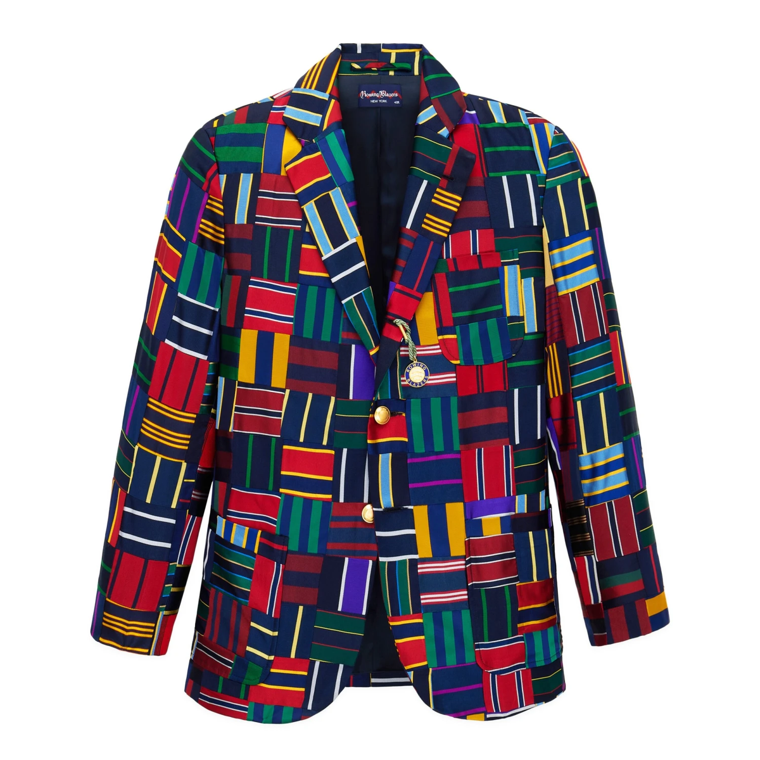 Men's Tie Patchwork Jacket