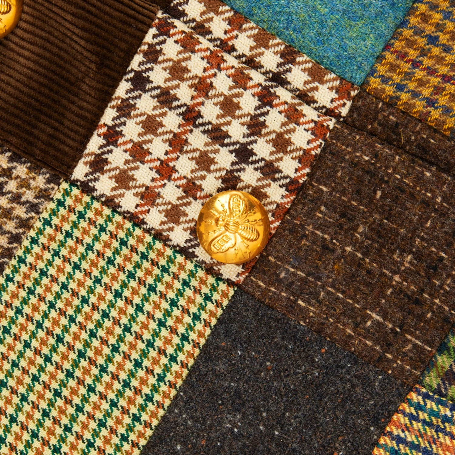 Women's Patchwork Tweed Diana Jacket (PREORDER) - Image 4