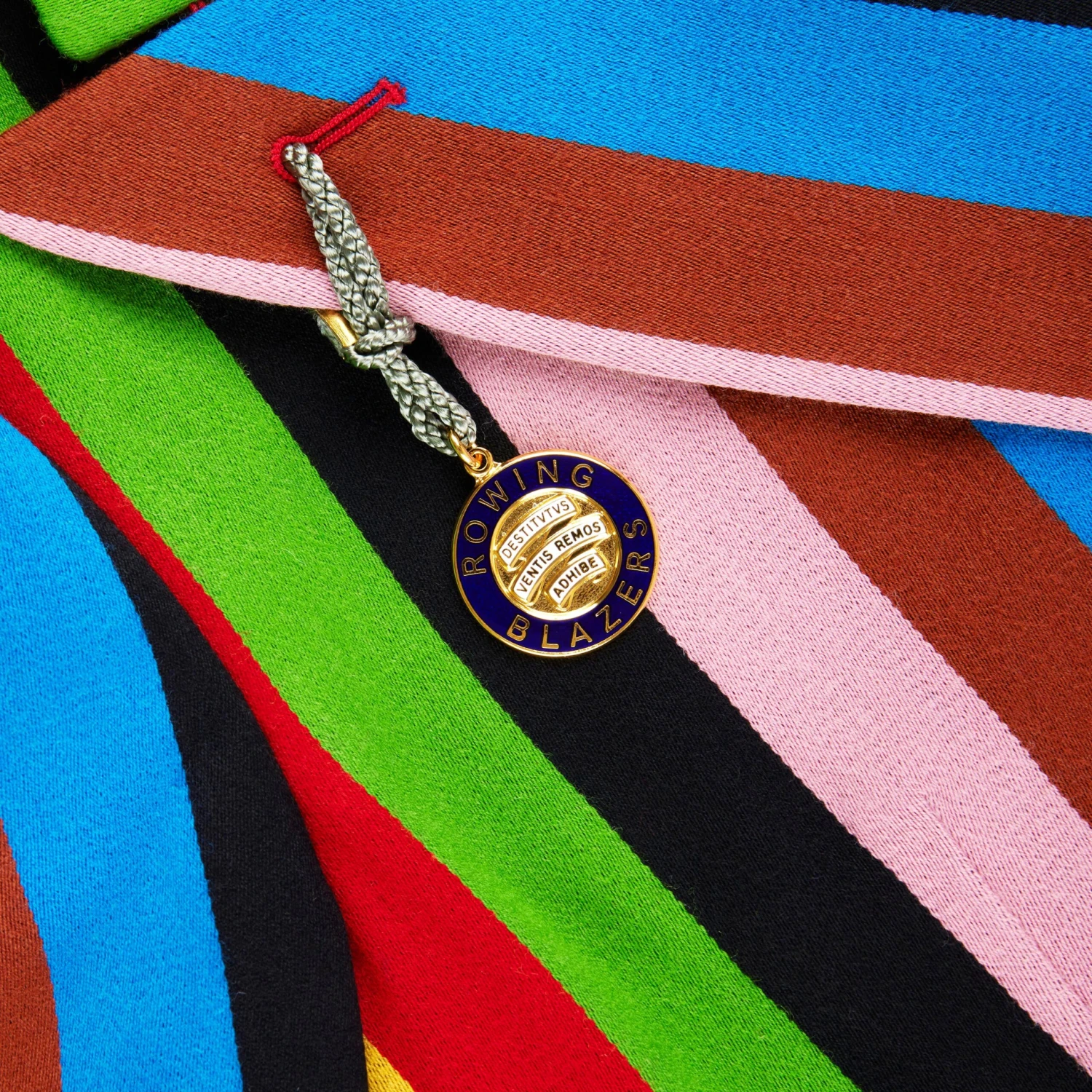 Women's Croquet Stripe Double-Breasted Diana Blazer - Image 2