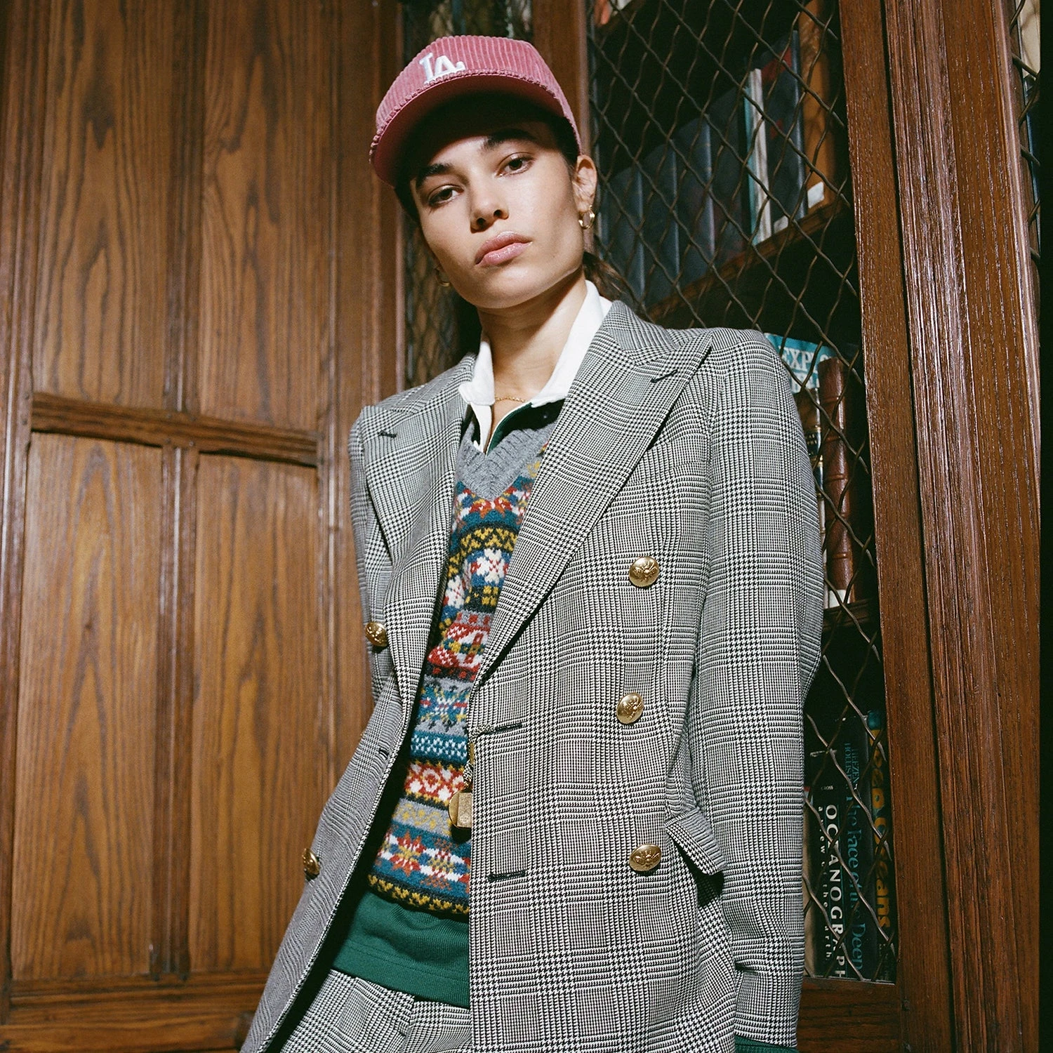 Women's Prince Of Wales Tartan Diana Jacket - Image 5