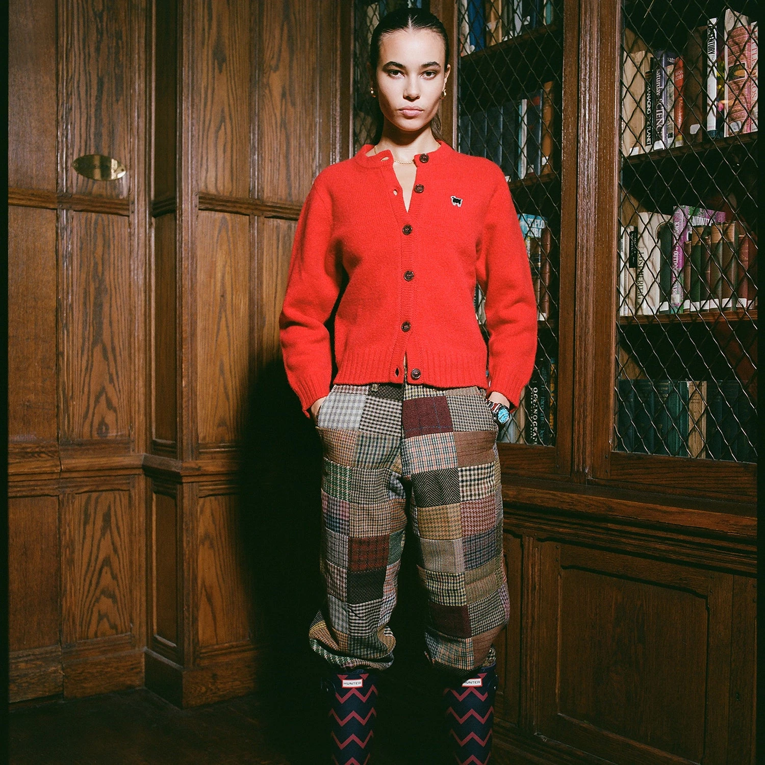 Women's Patchwork Trousers (PREORDER) - Image 2