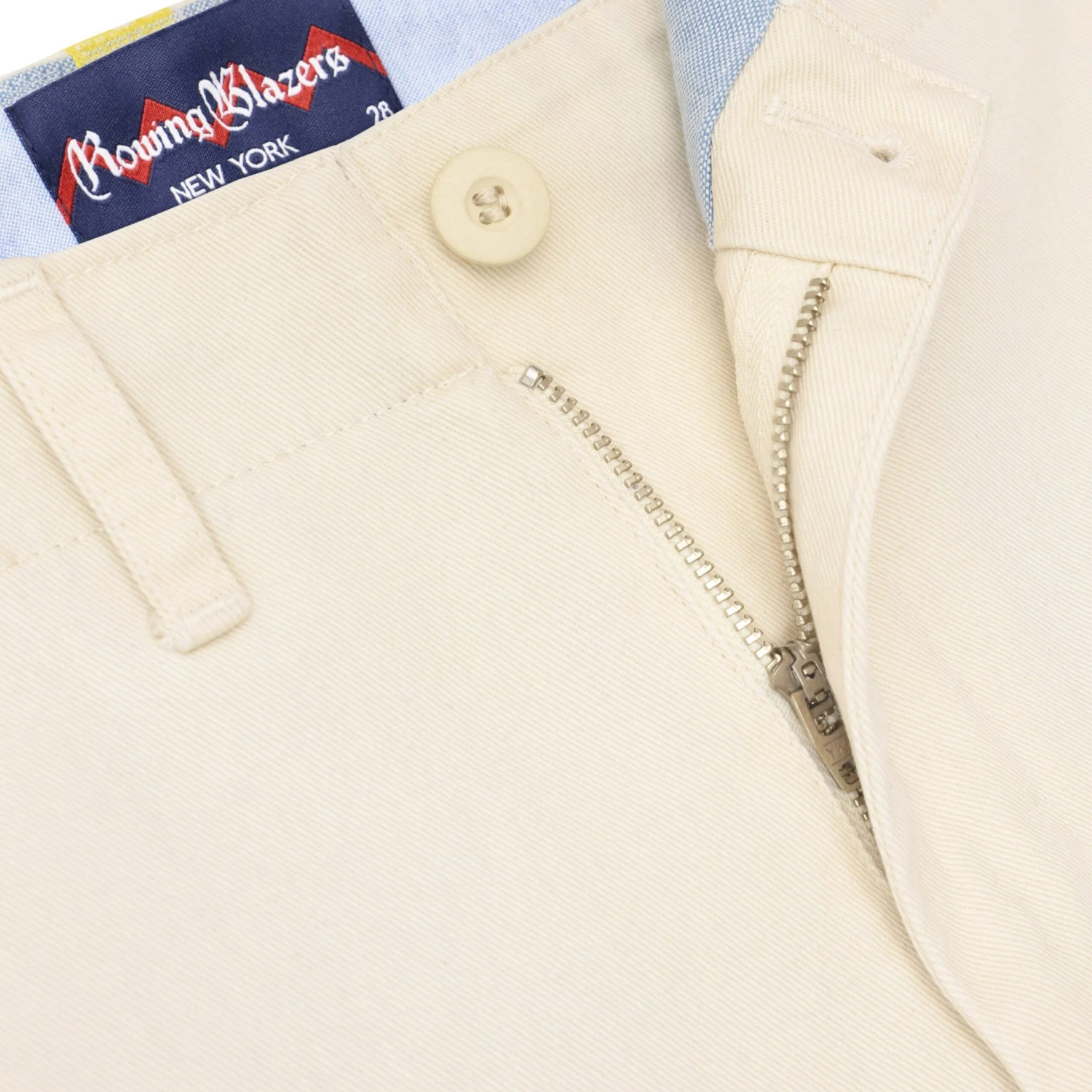 Women's Tailored Cream Twill Trousers - Image 2