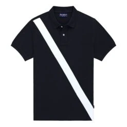 Harriman Satin-Stripe Polo Shirt