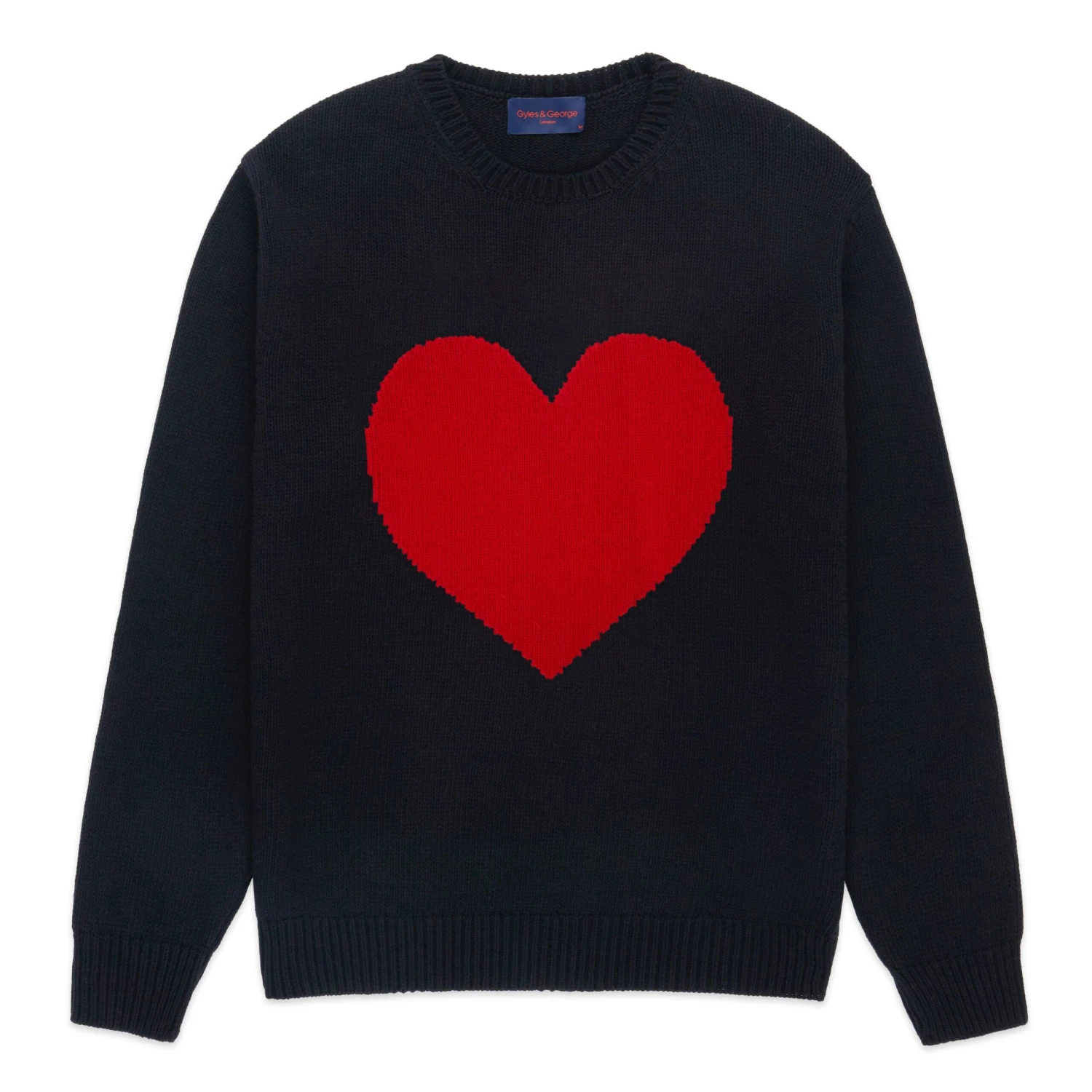 Gyles & George Unisex Heart Sweater