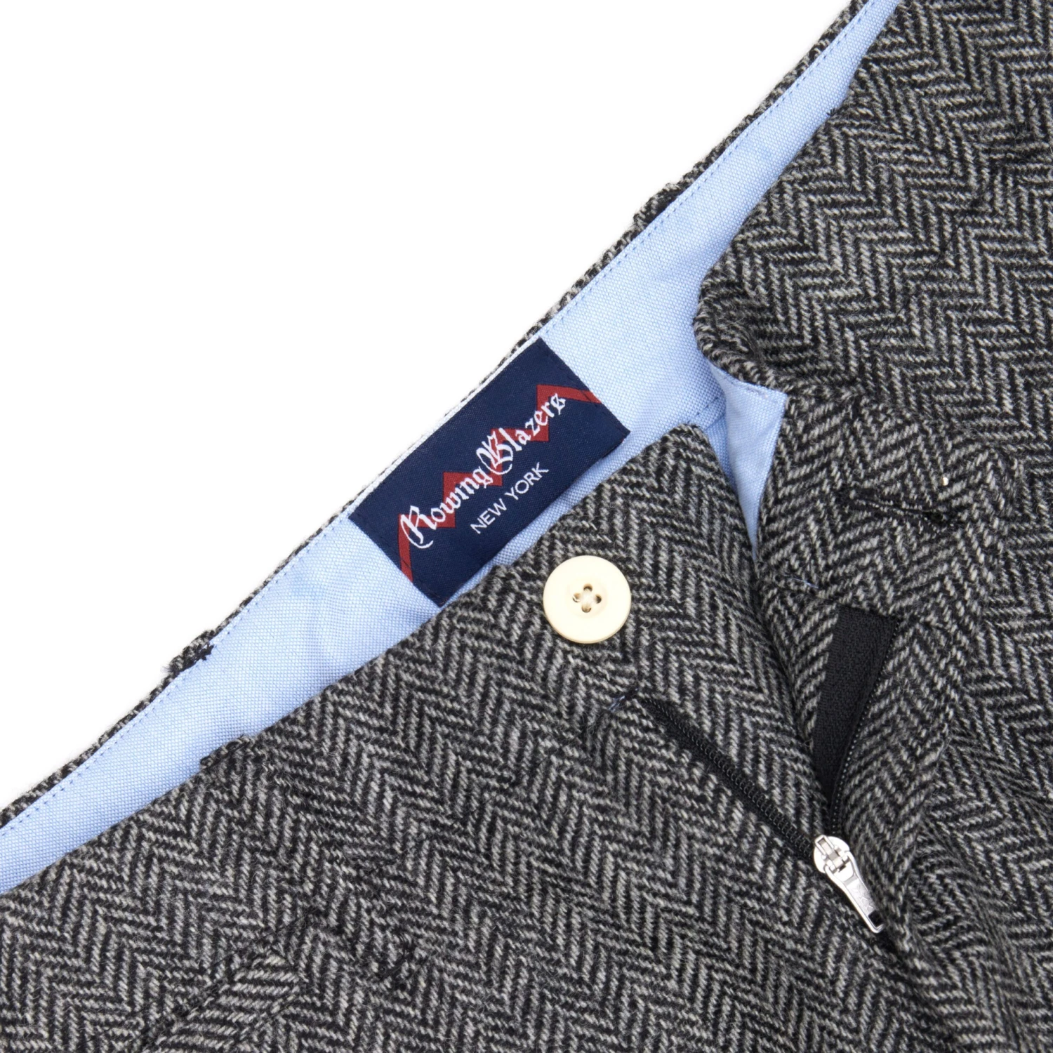 Women's Wool Herringbone Trousers - Image 5