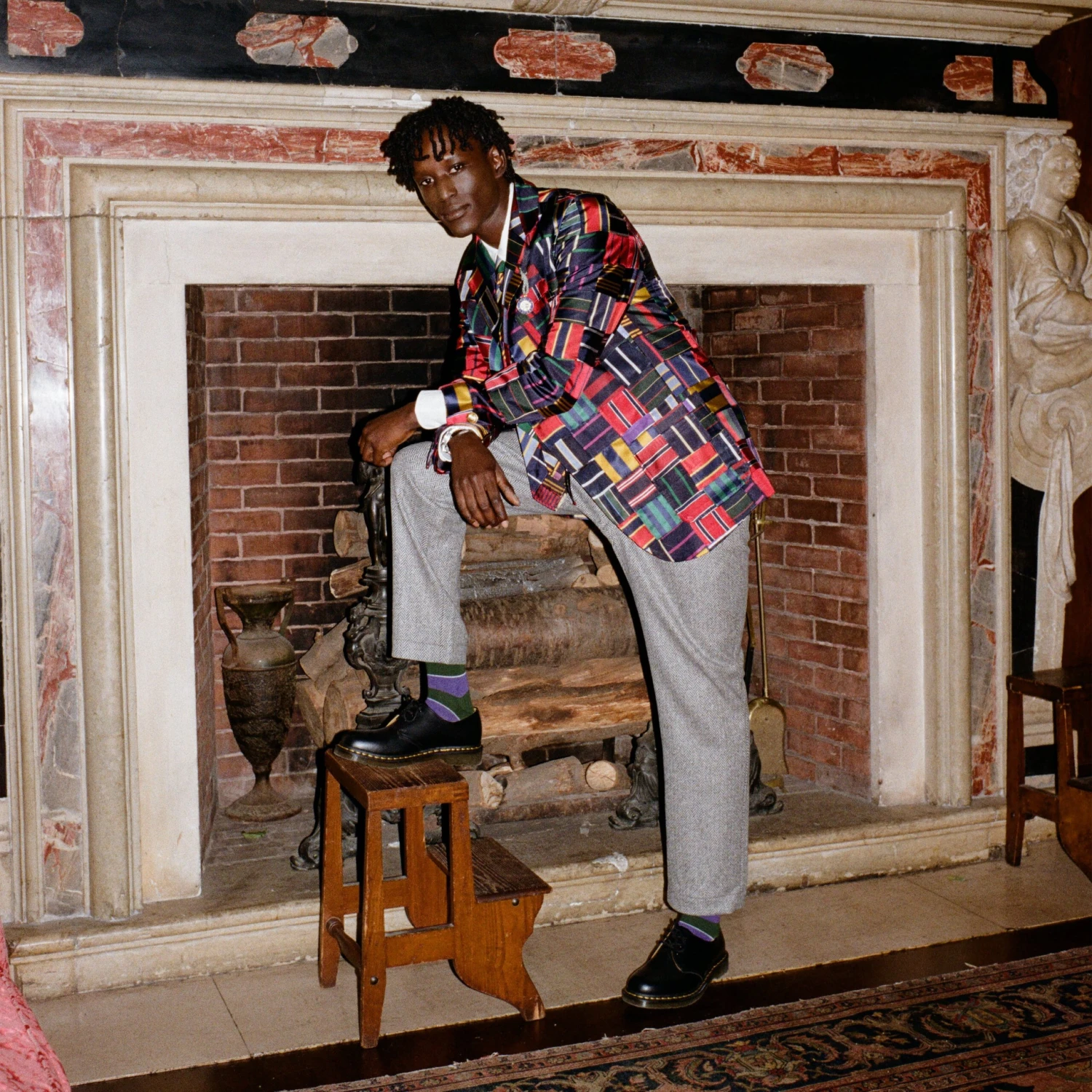 Men's Herringbone Trousers - Image 6