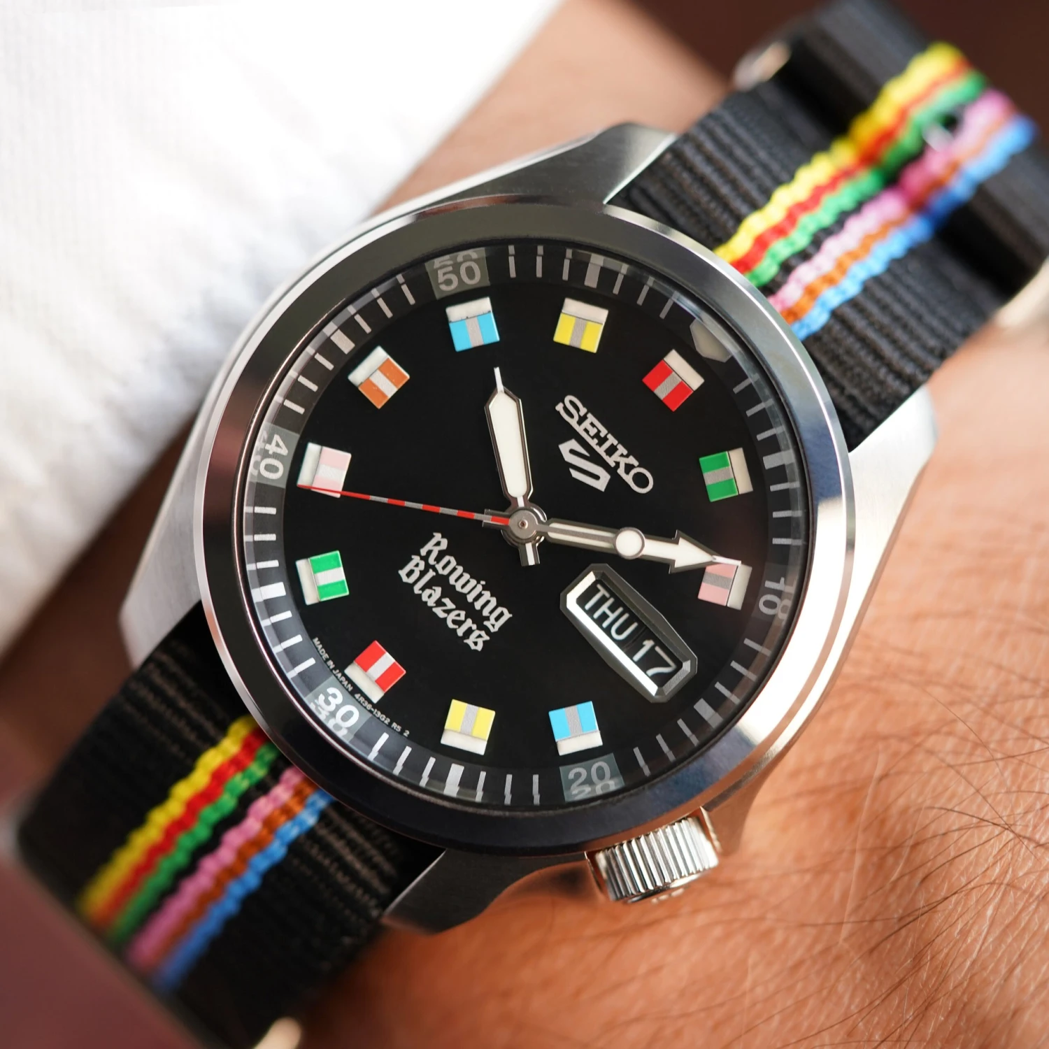 Rowing Blazers X Seiko 5 Sports Watch (Limited Edition 2022) - Image 9