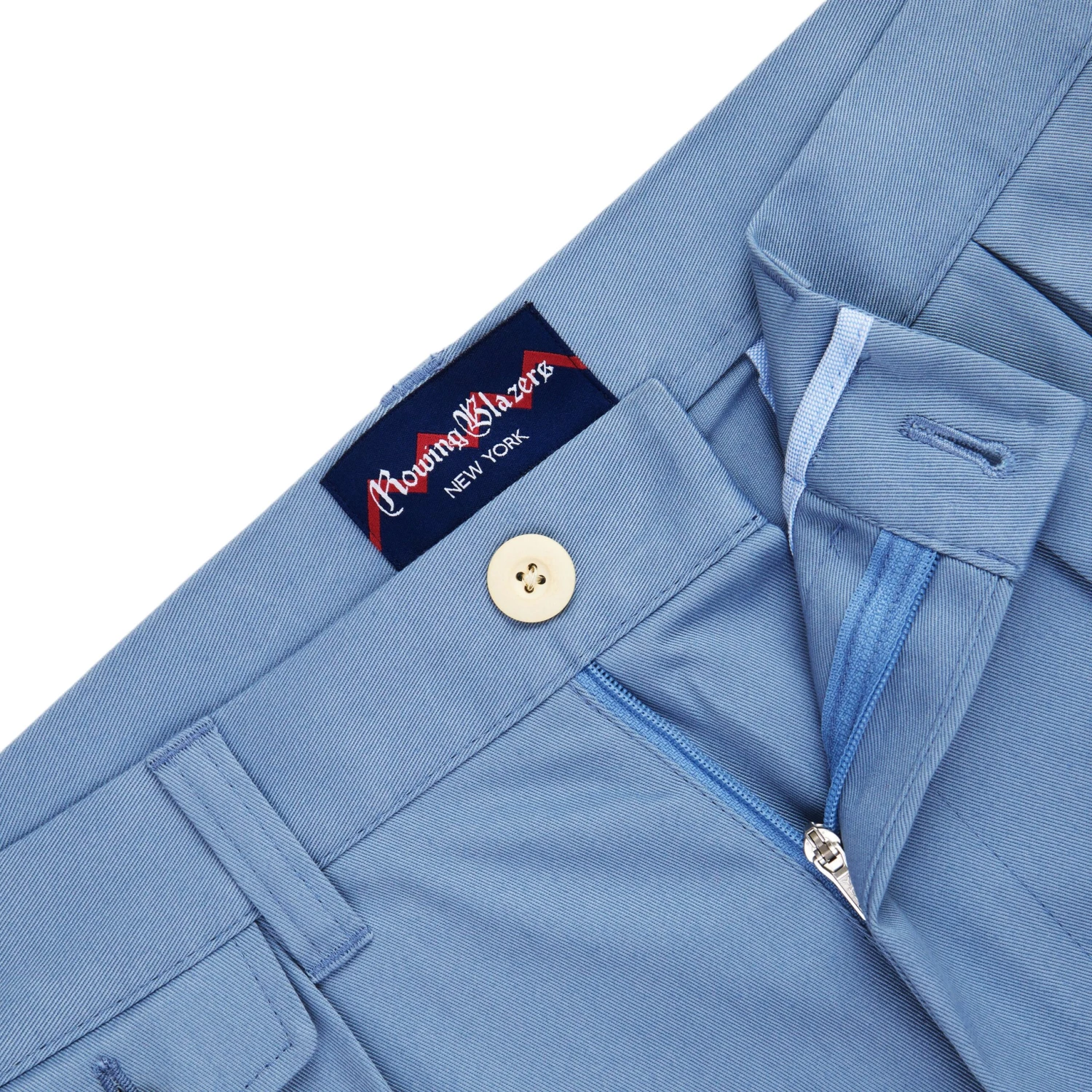 Men's Pleated Relaxed Fit Cotton Twill Trousers - Image 2