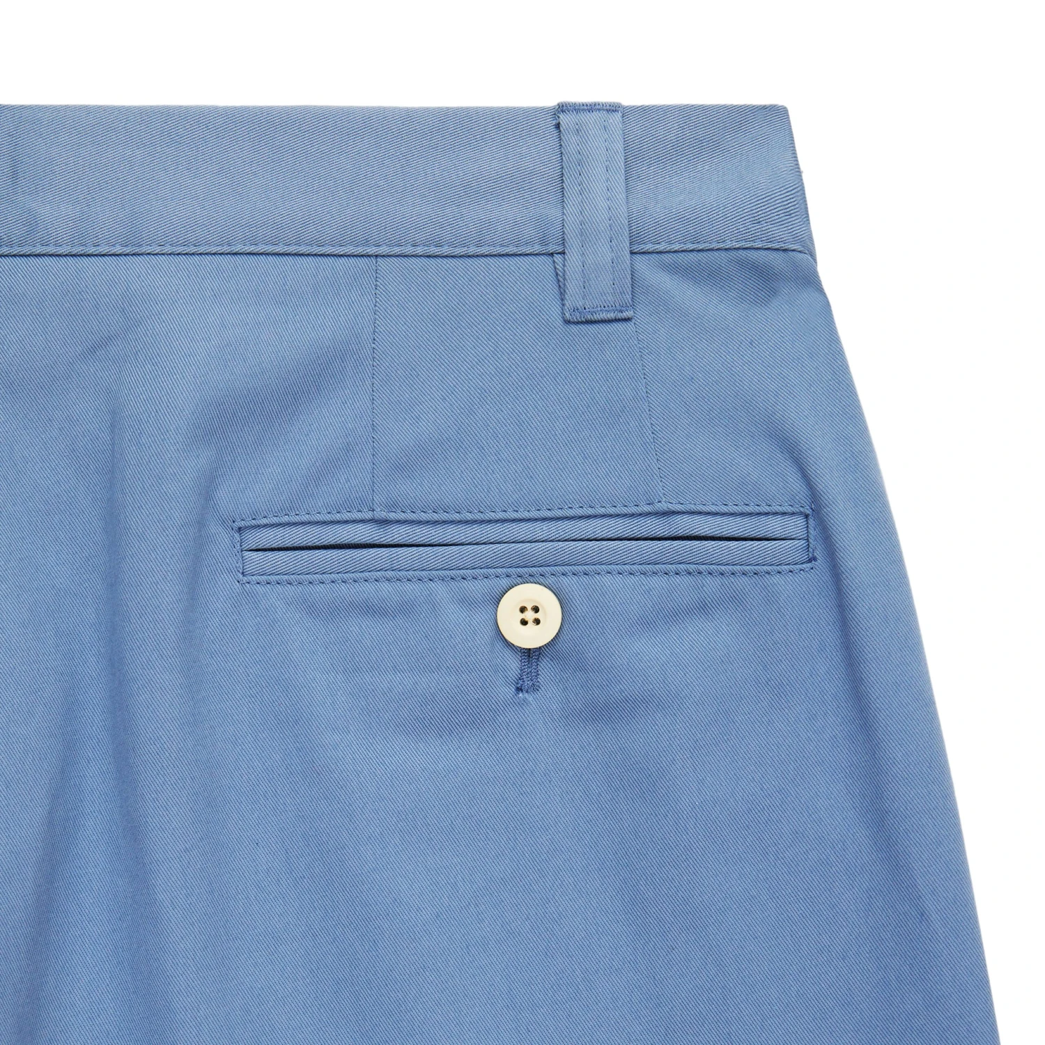 Men's Pleated Relaxed Fit Cotton Twill Trousers - Image 3
