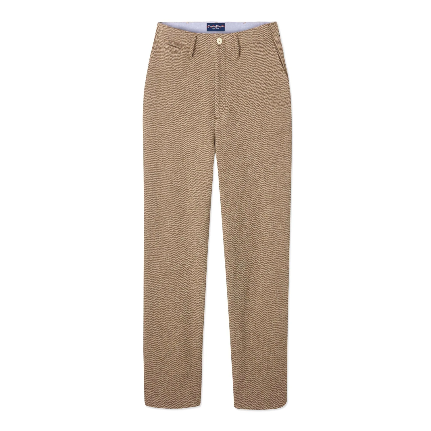 Women's Wool Herringbone Trousers