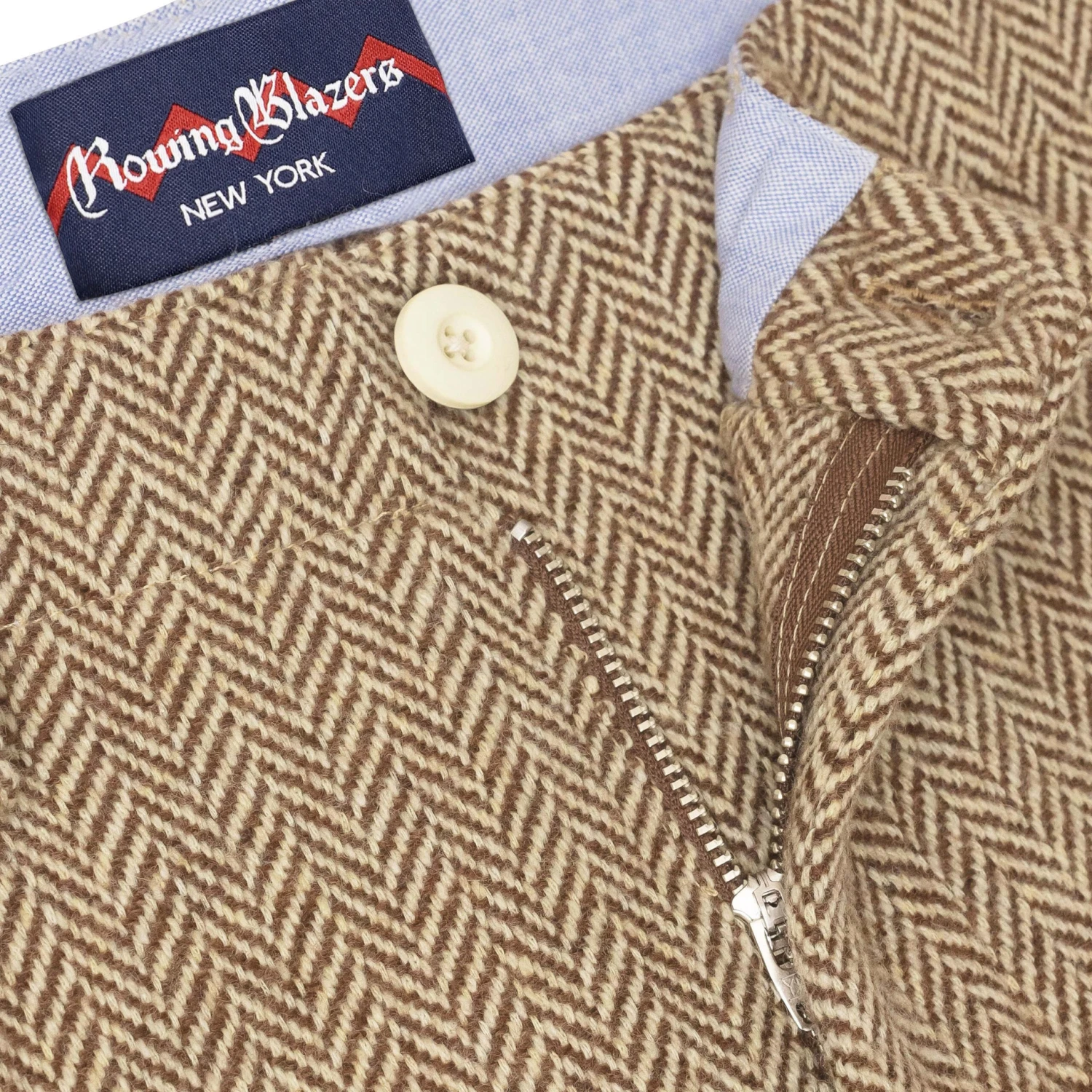 Women's Wool Herringbone Trousers - Image 2