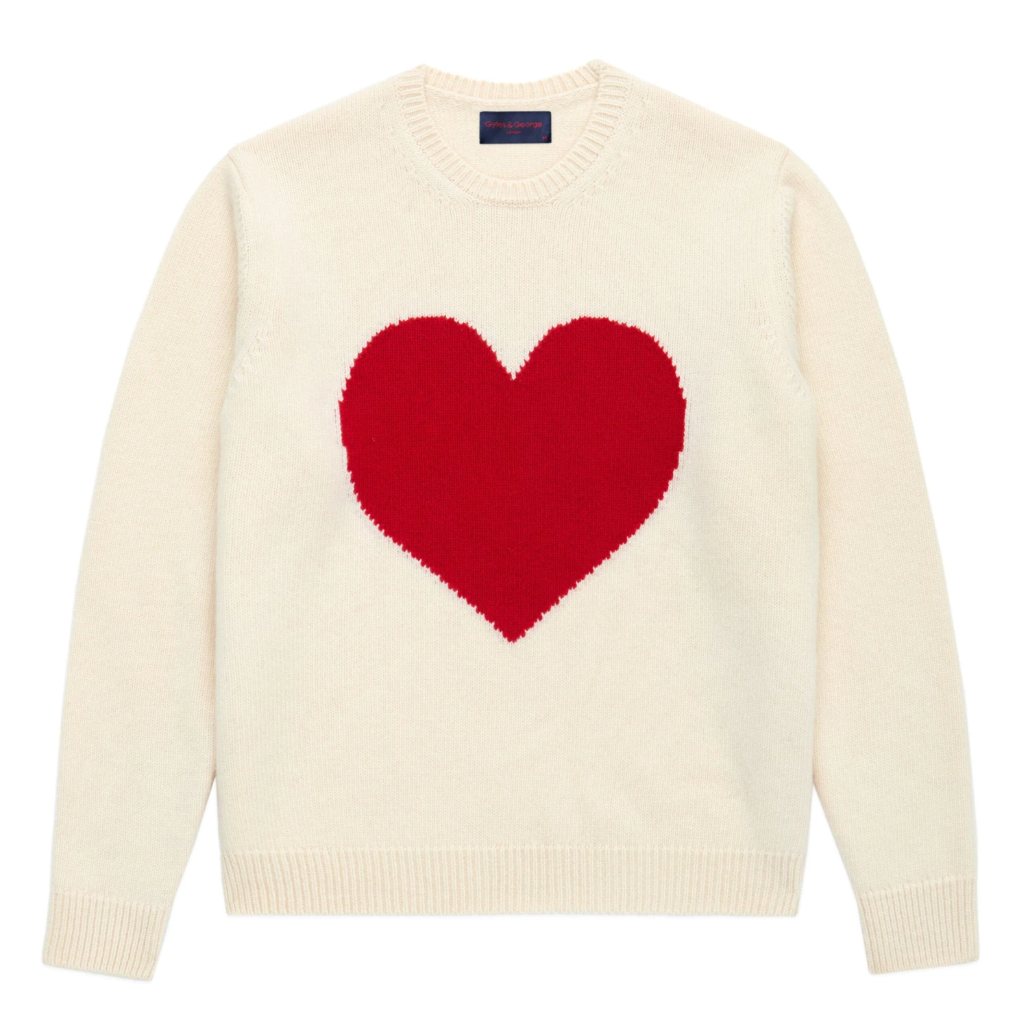 Gyles & George Unisex Heart Sweater - Image 6