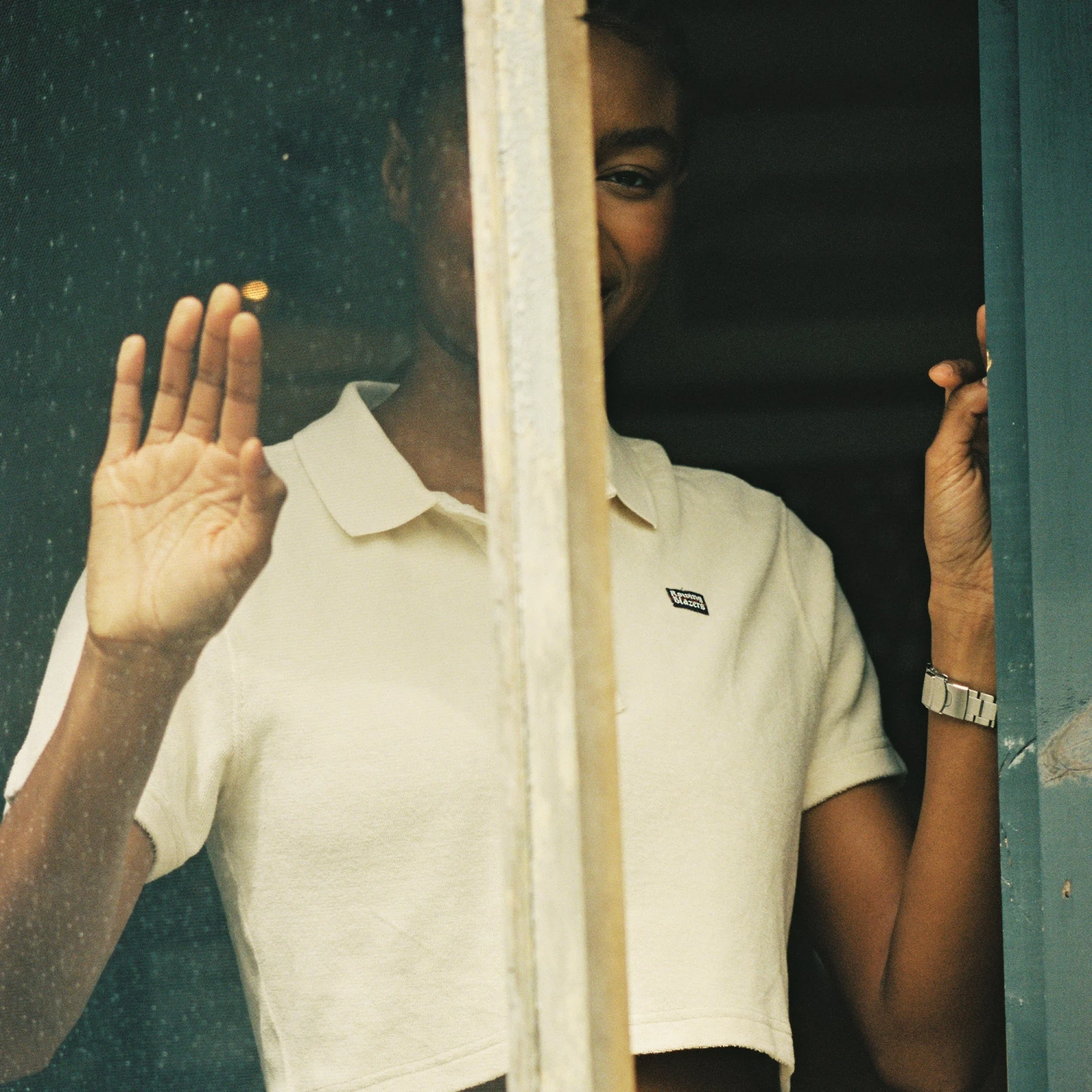 Women's Cropped Terry Cloth Polo - Image 5