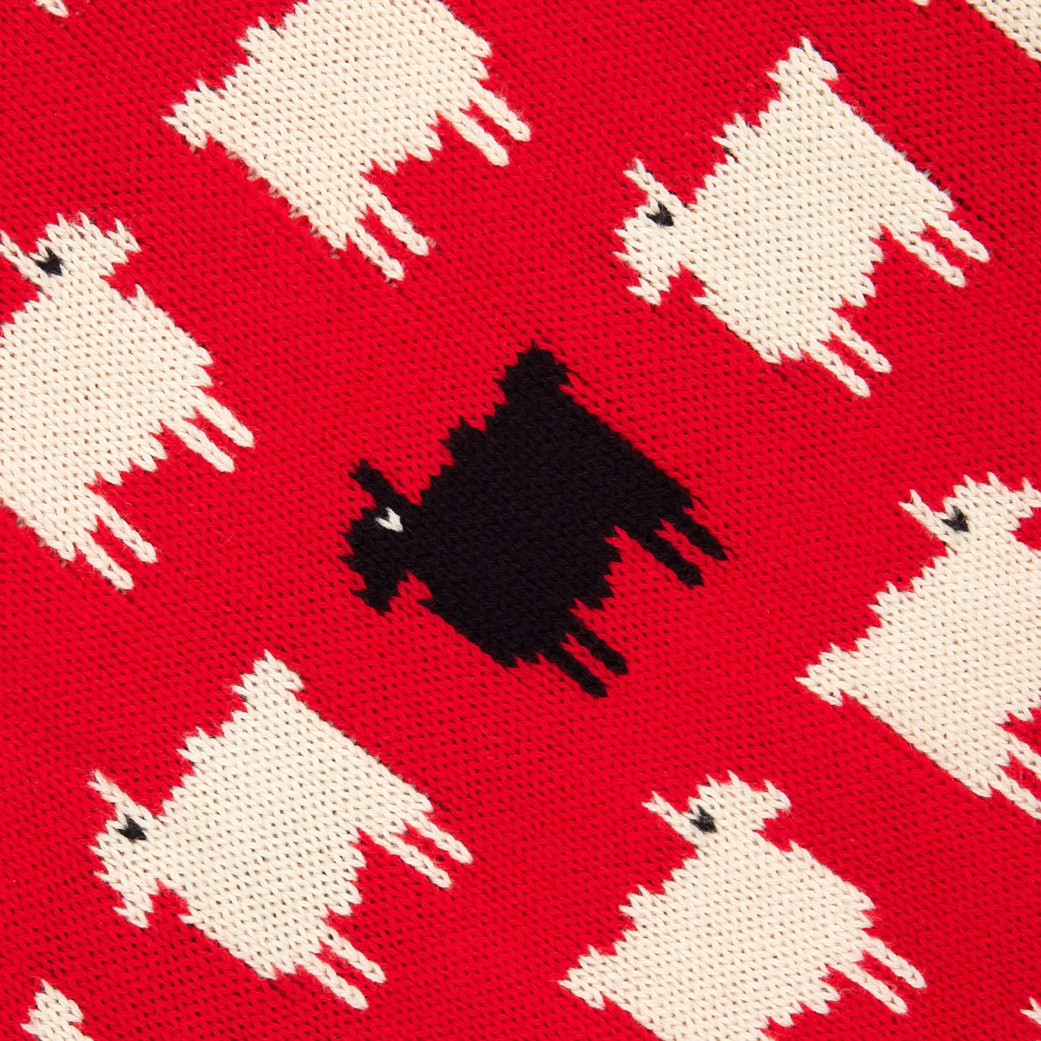 Warm & Wonderful Women's Fitted "Diana Edition" Cotton Sheep Sweater - Image 2