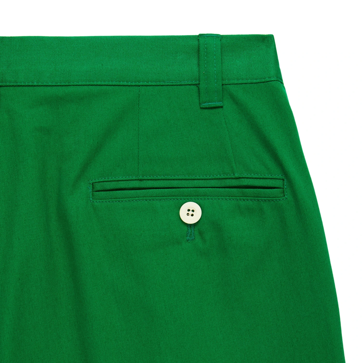 Men's Pleated Relaxed Fit Cotton Twill Trousers - Image 9