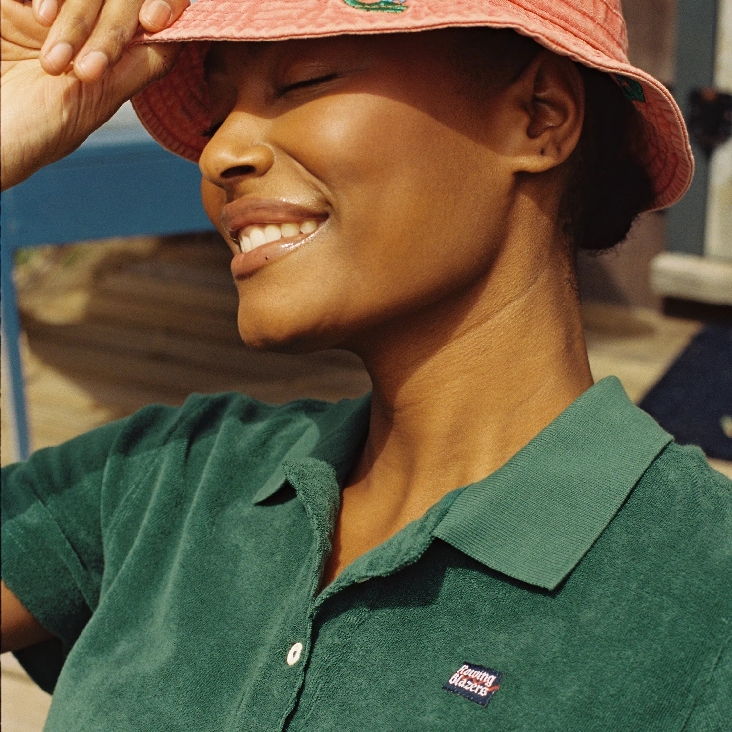 Women's Cropped Terry Cloth Polo - Image 11