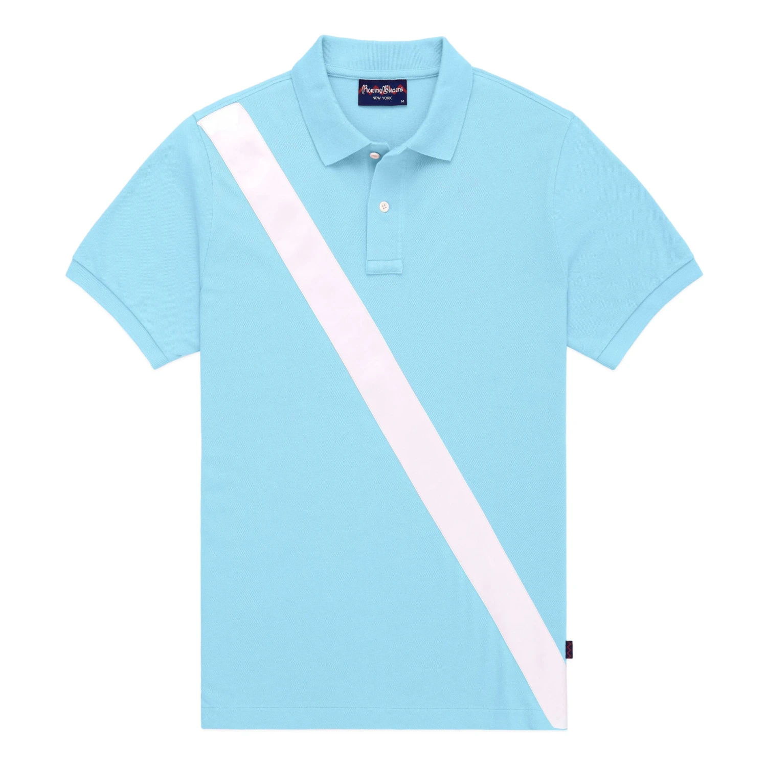 Harriman Satin-Stripe Polo Shirt - Image 5