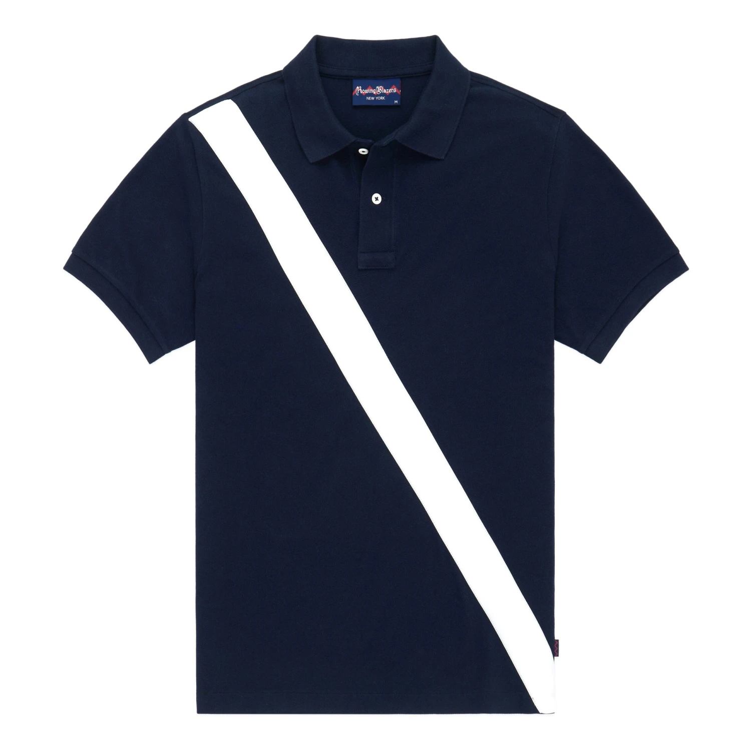 Harriman Satin-Stripe Polo Shirt - Image 7