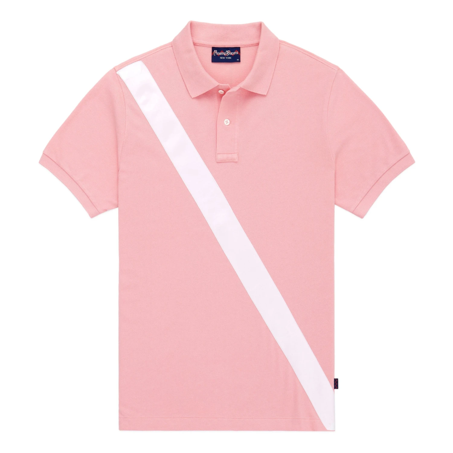 Harriman Satin-Stripe Polo Shirt - Image 9