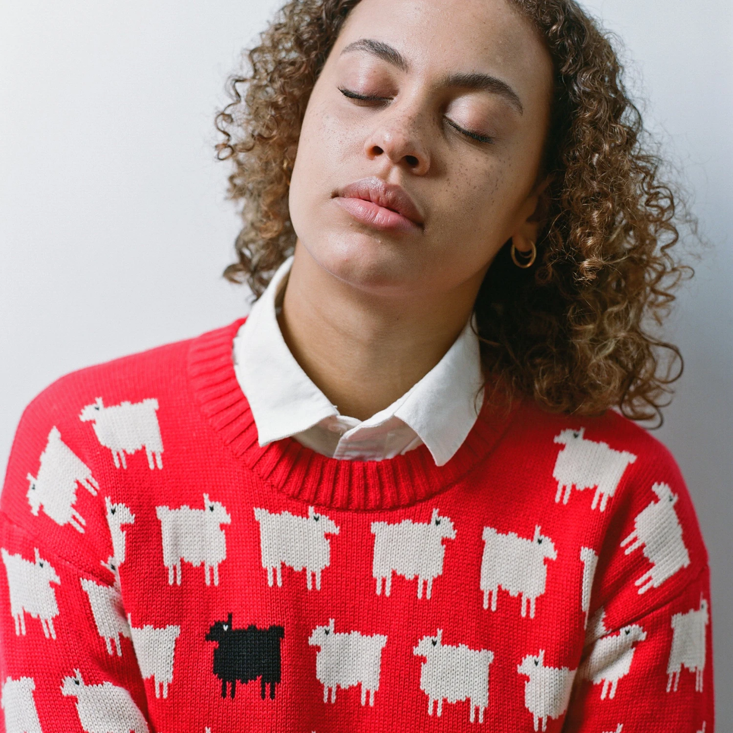 Warm & Wonderful Women's Fitted "Diana Edition" RWS-Certified Wool Sheep Sweater - Image 4