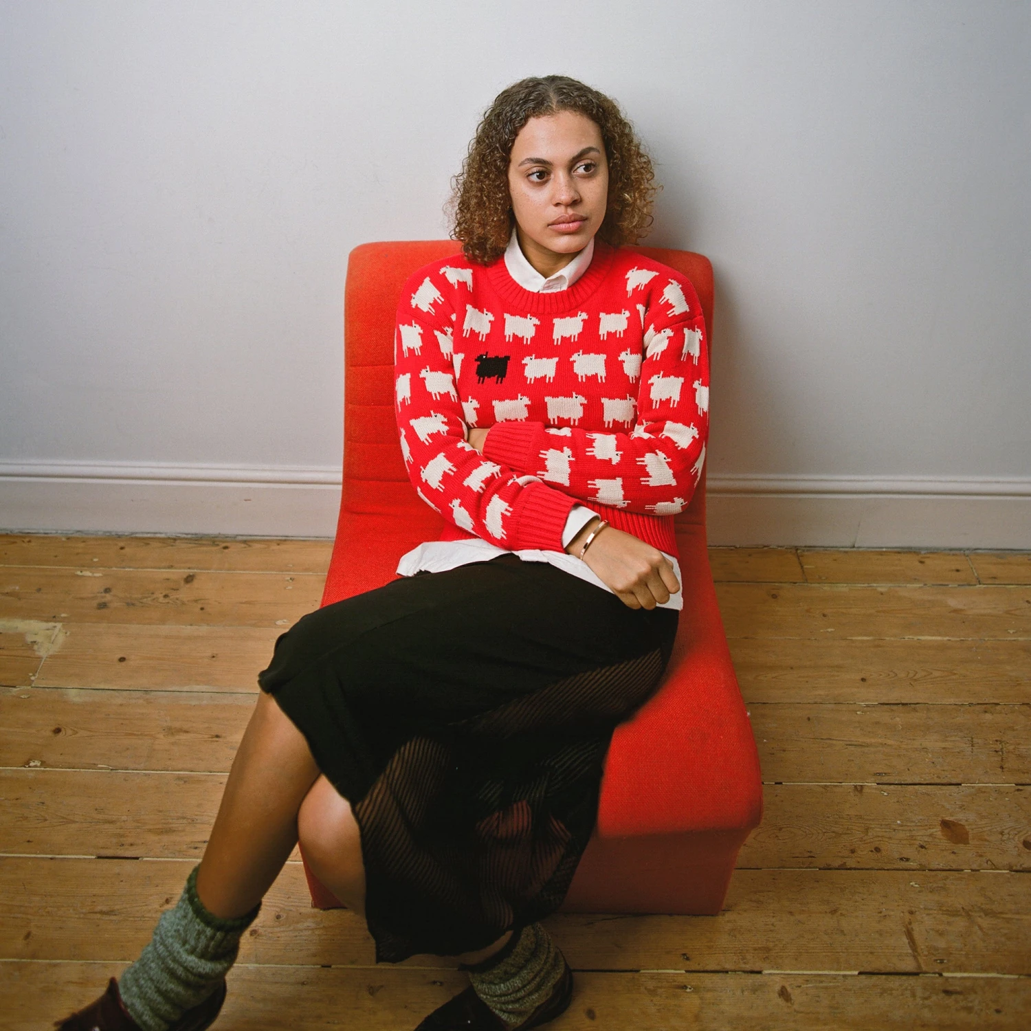 Warm & Wonderful Women's Fitted "Diana Edition" RWS-Certified Wool Sheep Sweater - Image 5