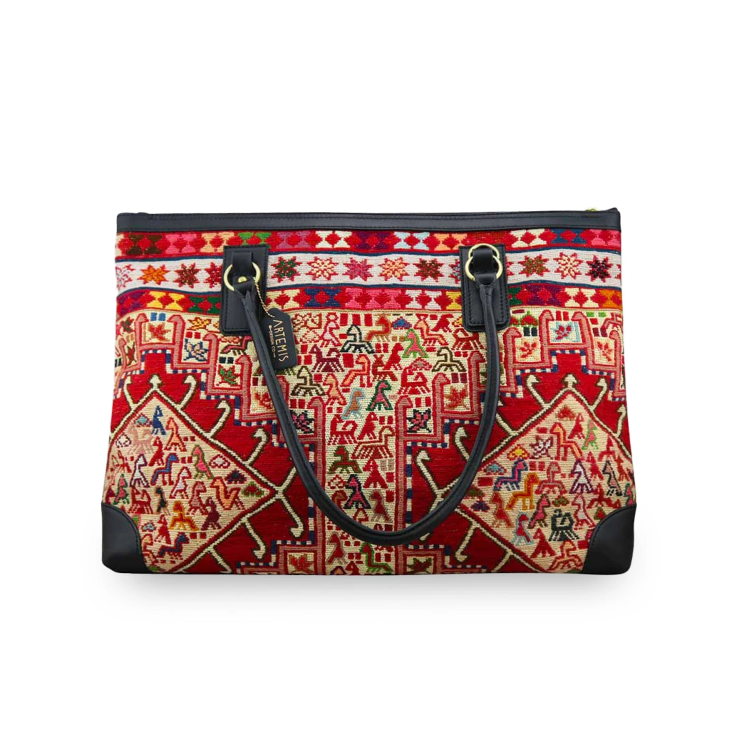 Artemis Sumak Kilim Weekender Bag - Image 2