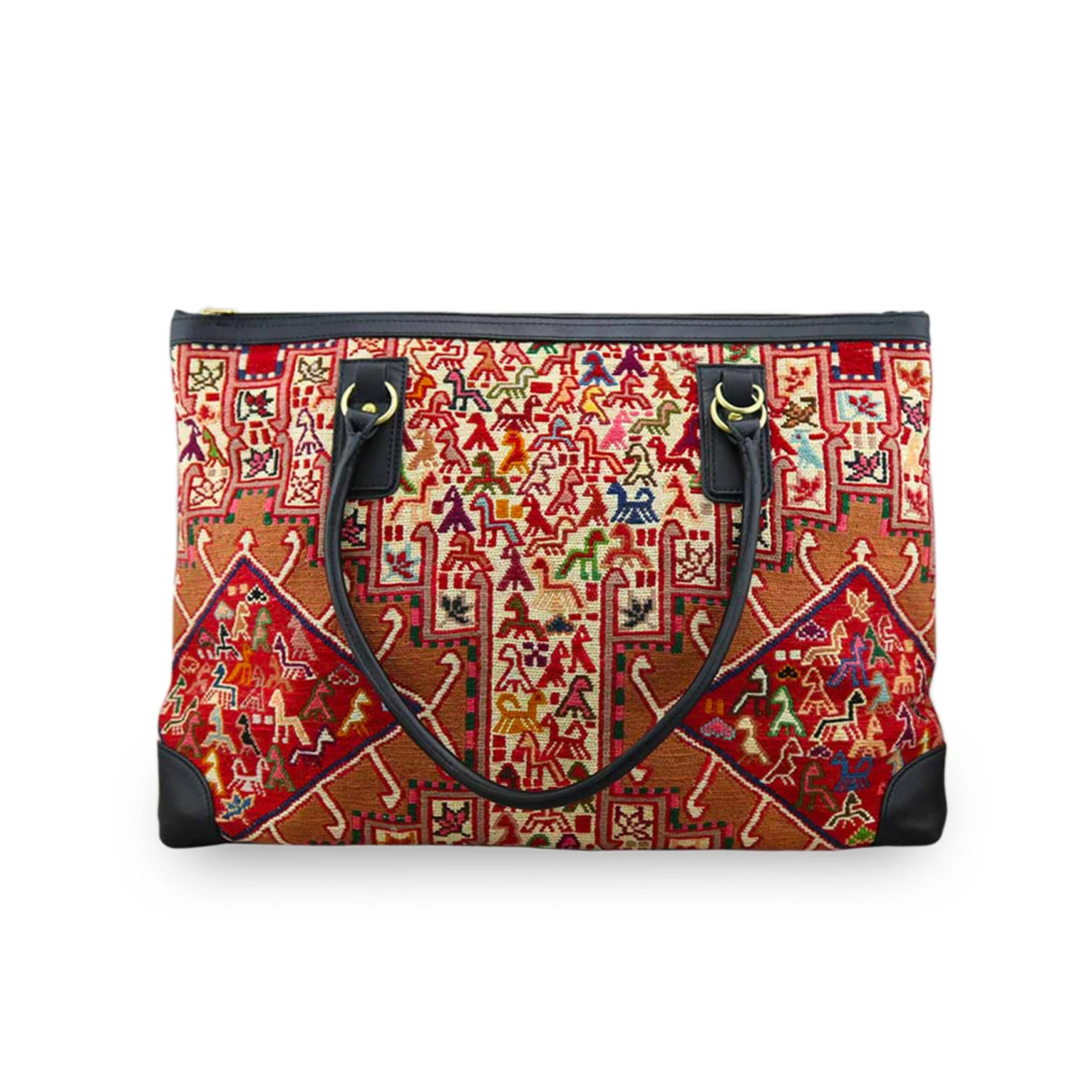 Artemis Sumak Kilim Weekender Bag